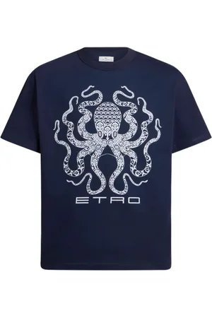 Etro Playera con logo estampado