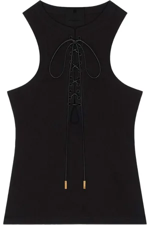 Givenchy Top con tiras y agujetas