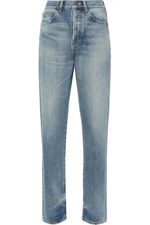 Saint Laurent Jeans con efecto envejecido