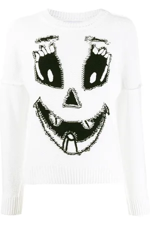 Moschino Suéter Pumpkin Face en intarsia