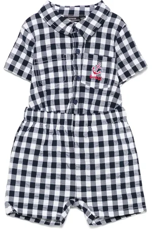 Guess Set de shorts con motivo de cuadros