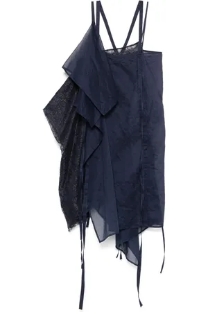 YOHJI YAMAMOTO Vestido corto a capas