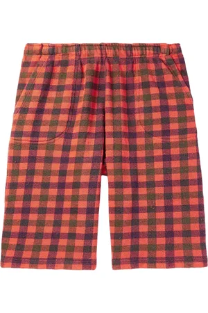 ERL Shorts con cuadros estampados