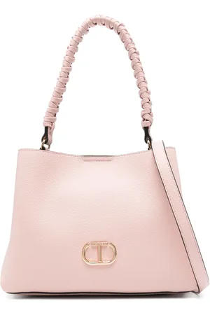 Twin-Set Tote con asa trenzada