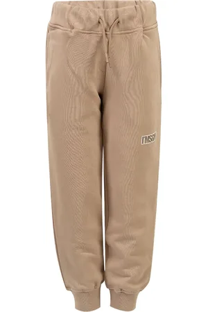 Msgm Pants con eslogan estampado
