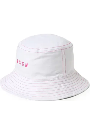 Msgm Gorro de pescador con logo en relieve