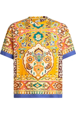 Etro Playera con estampado floral