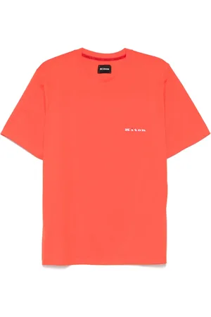 Kiton Playera con logo bordado