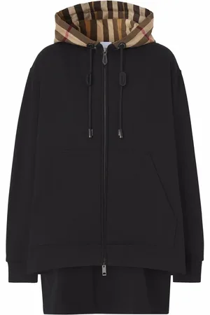 Burberry Hoodie con motivo de cuadros