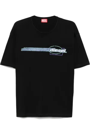 Diesel Playera con logo afelpado
