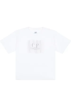 C.P. Company Playera con logo estampado