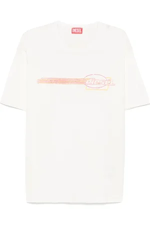 Diesel Playera con logo afelpado