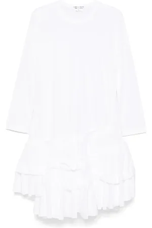 Comme des Garçons Vestido midi con volantes