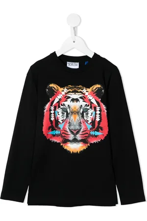 MARCELO BURLON Playera con estampado Tigre