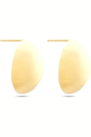 COMPLETEDWORKS Aretes Round en oro vermeil