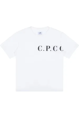 C.P. Company Playera con logo estampado