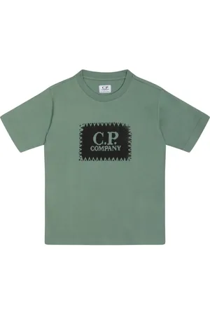 C.P. Company Playera con logo estampado