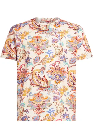 Etro Playera con estampado de cachemira
