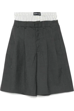 Marine Serre Shorts de vestir Regenerated