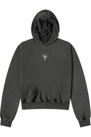 HAN Kjøbenhavn Hoodie con rosas estampadas
