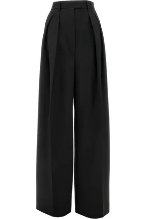 Sportmax Pantalones con dobladillo vuelto