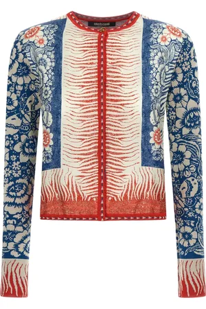 Roberto Cavalli Suéter con estampado de bandana