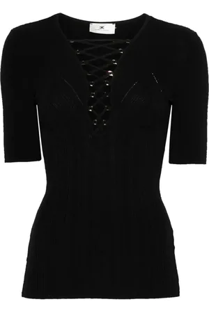 Elisabetta Franchi Playera con agujetas