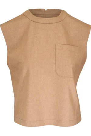 TWP Chaleco con efecto melange