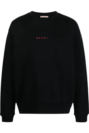 Marni Sudadera con logo estampado y cuello redondo