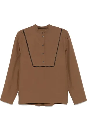 YVES SALOMON Blusa de popelina