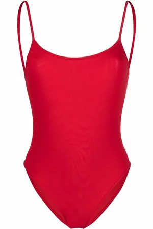 Manokhi Traje de baño con cuello redondo