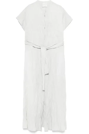 FORTE FORTE Vestido midi con efecto arrugado