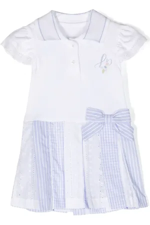 Lapin House Vestido con cuello de playera tipo polo