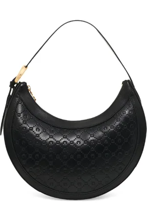 Marine Serre Bolsa de hombro con monograma en relieve