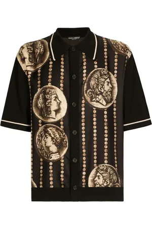 Dolce & Gabbana Camisa manga corta con detalle de rayas