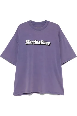 MARTINE ROSE Playera con logo estampado