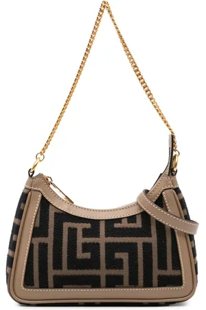 Balmain Bolsa satchel Canvas Monogram B-Army 2020-2024