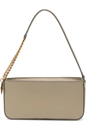 Stella McCartney Bolsa de hombro granulada en relieve