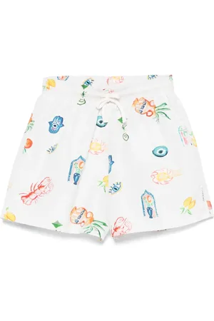 Le pandorine Shorts de playa estampados