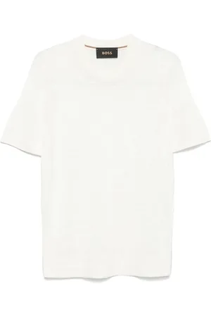 HUGO BOSS Playera con tejido de punto rompeido