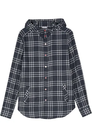 Kiton Camisa con cuadros estampados