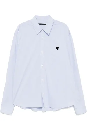 SONGZIO Camisa corta con diseño curvo