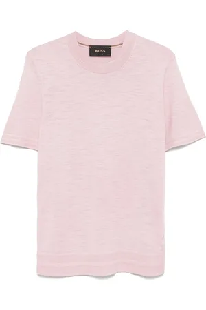 HUGO BOSS Playera con tejido de punto rompeido