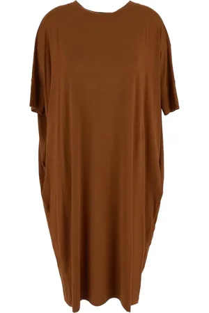GENTRYPORTOFINO Vestido midi con cuello redondo