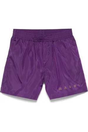 Marni Shorts de playa con logo estampado