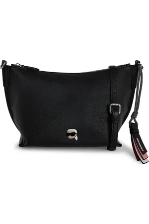 Karl Lagerfeld Bolsa crossbody Icon Pin de piel texturizada