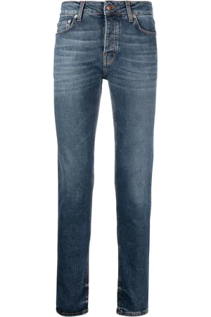 haikure Jeans slim con efecto descolorido