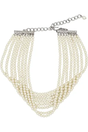 Kenneth Jay Lane Gargantilla Eight Row Pearl