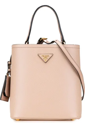 Prada Bolsa satchel Saffiano Cuir Panier mediana 2013-2024