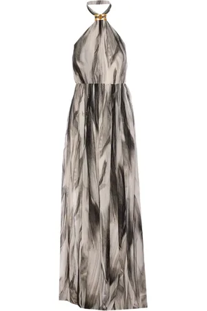 Elisabetta Franchi Vestido con cuello halter